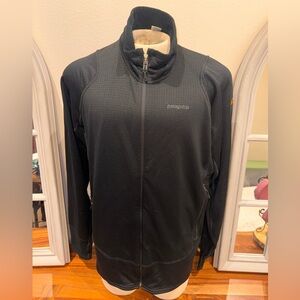 Patagonia Men's Black R1 Full zip Jacket XL